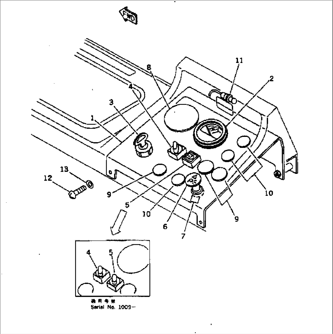 INSTRUMENT PANEL(#1001-1573)