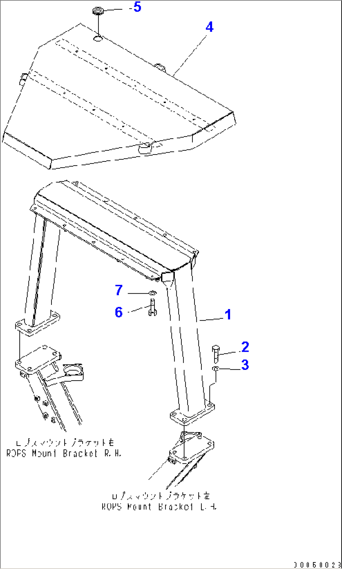 ROPS CANOPY (WITH CAB)