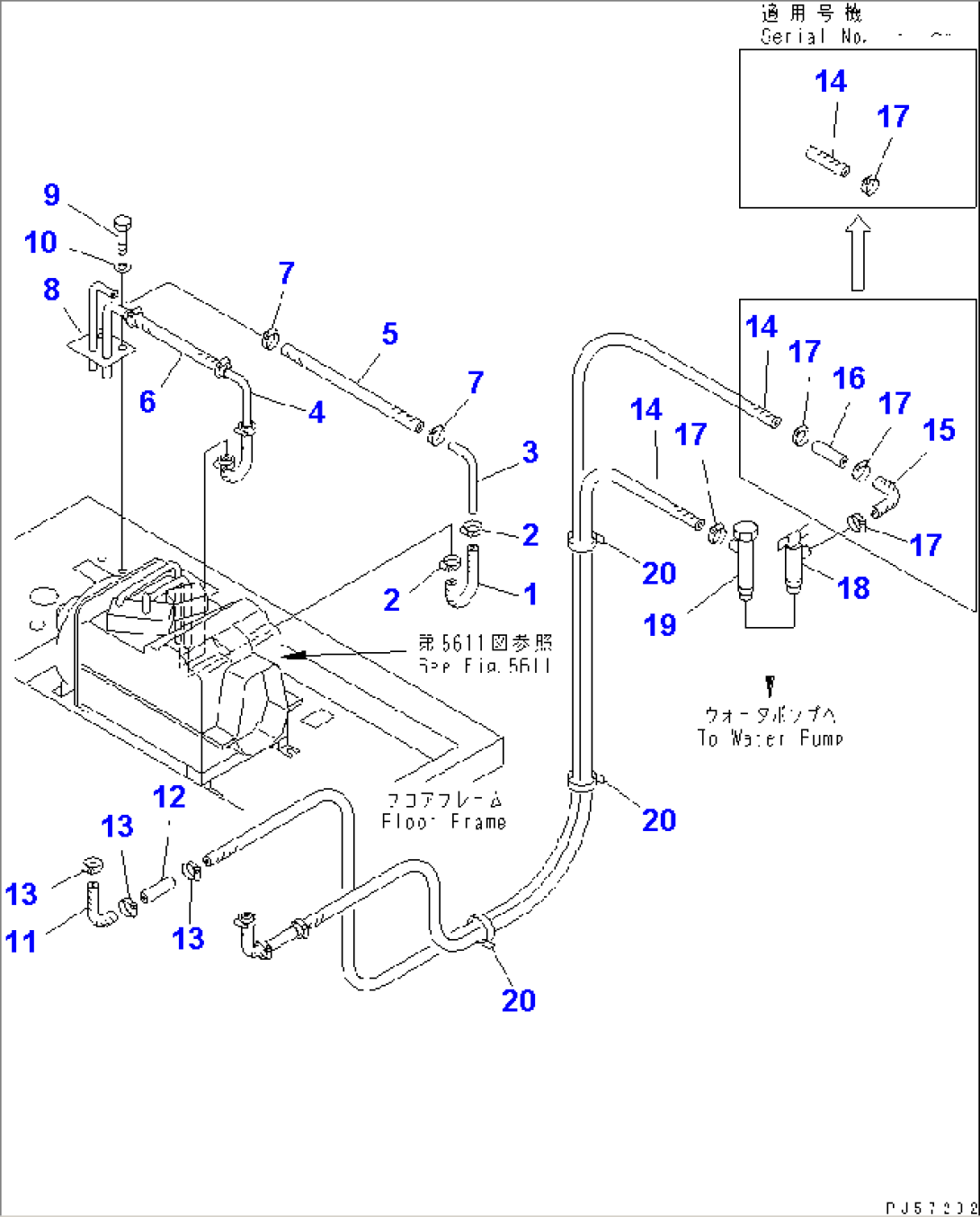 AIR CONDITIONER (5/10) (HEATER PIPING)(#3322-3400)