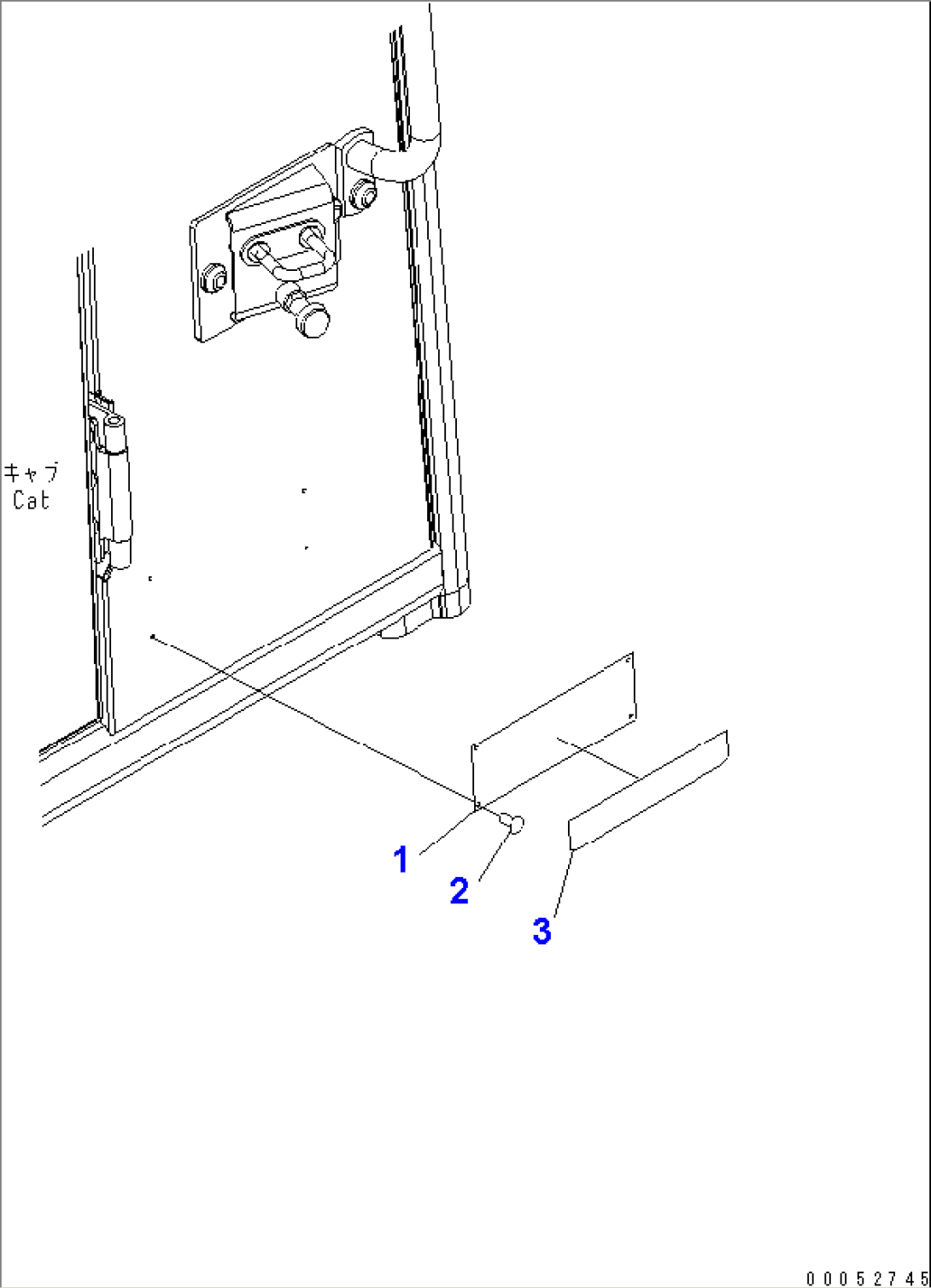 PLATE (ROPS) (FRENCH)(#55001-)