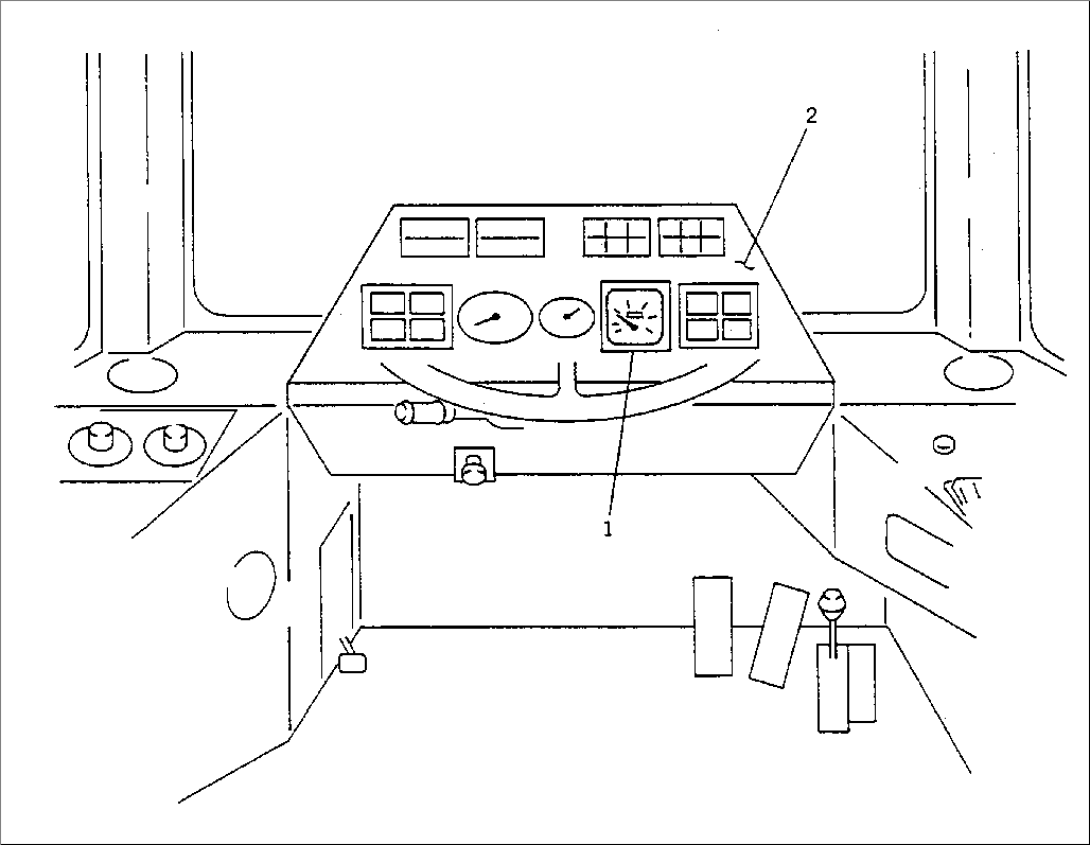 SPEED METER (SQUARE TYPE)(#303072-)