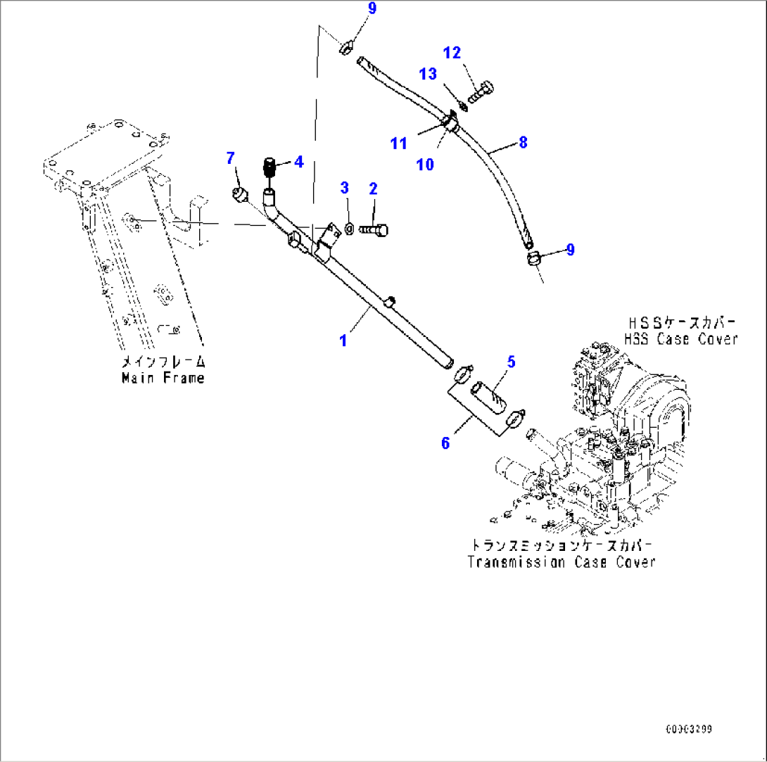 Power Train Gauge Piping (#11609-)