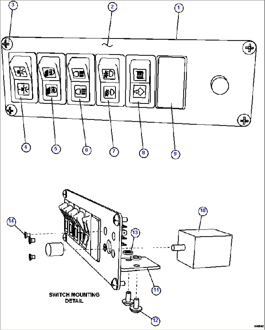 LOWER L.H. DASH MODULE