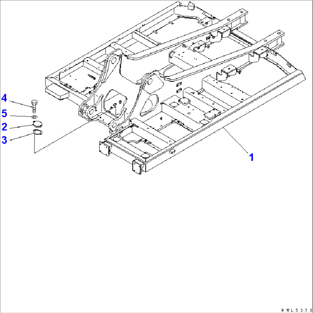 REVOLVING FRAME (COLD WEATHER A SPEC.) (FOR ADDITIONAL PIPING) (F.O.P.S.)(#34063-)