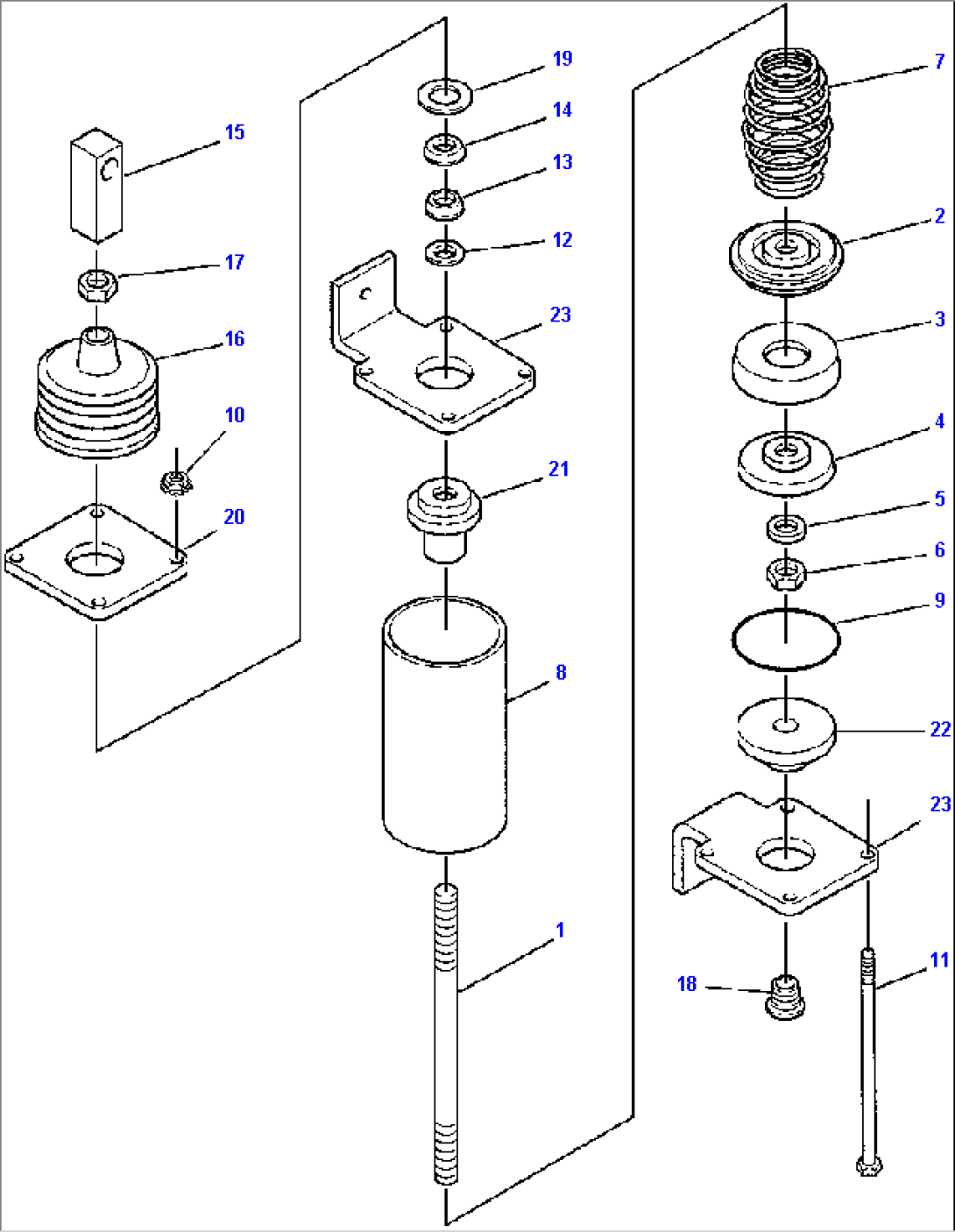 RADIATOR SHUTTER HYDRAULIC CYLINDER