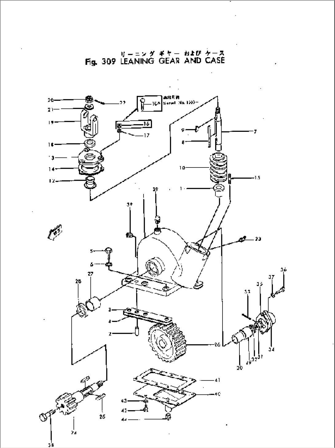 LEANING GEAR AND CASE