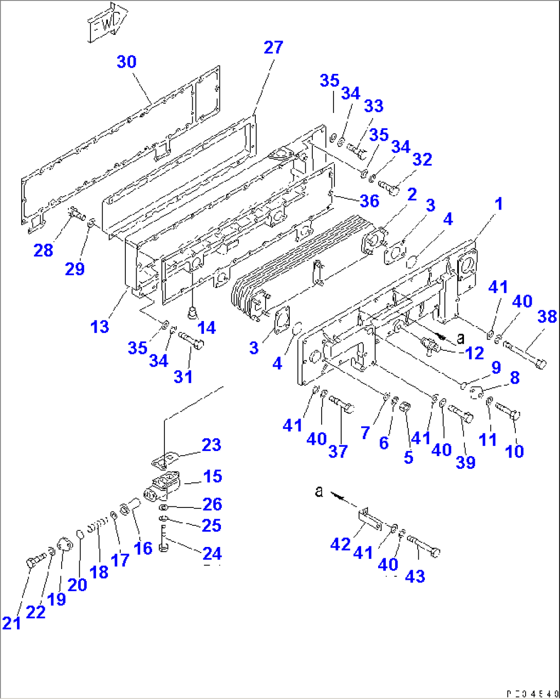 LUBRICATING OIL COOLER