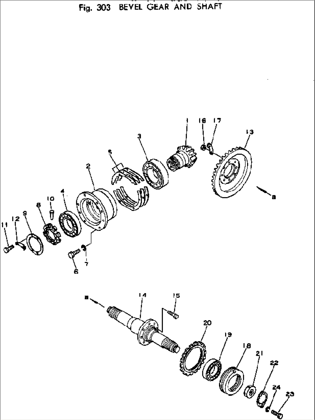 BEVEL GEAR AND SHAFT