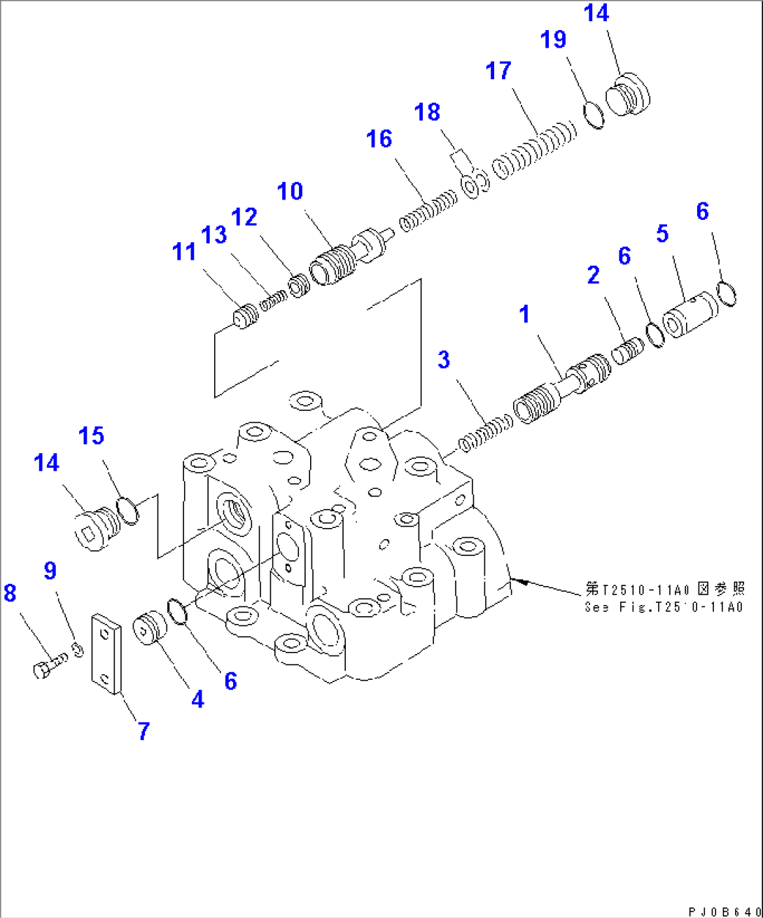 TOWING WINCH (VALVE¤ RELIEF AND BRAKE VALVE)