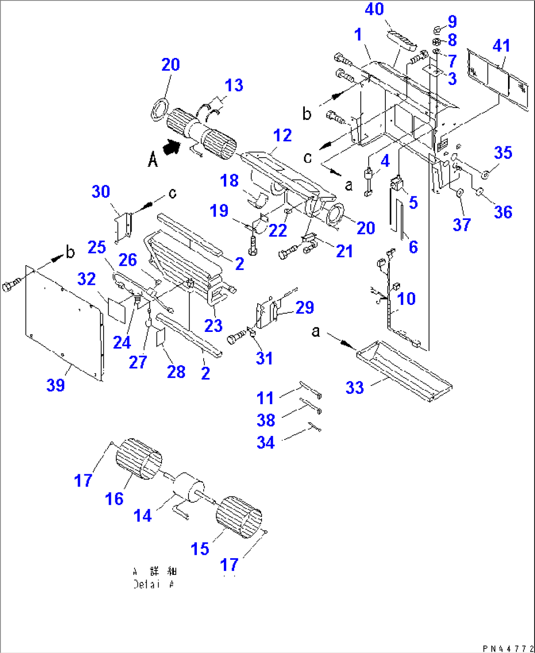 COOLER UNIT (COMPONENT PARTS)