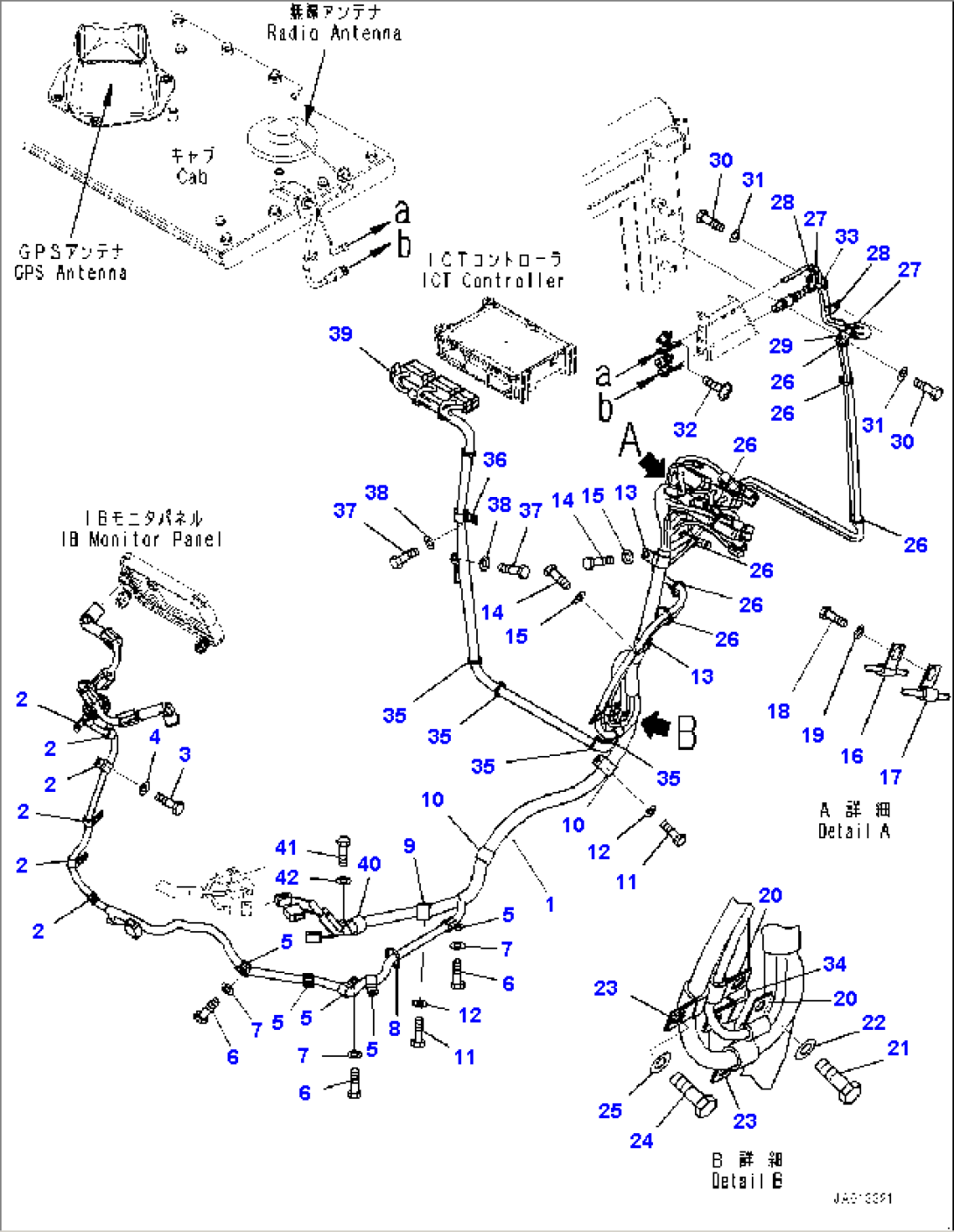 Cab Electrical Unit, Wiring Harness (1/2) (#80179-)