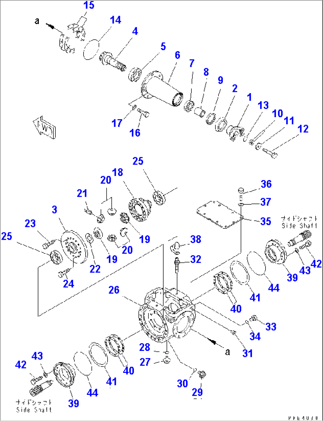 FRONT AXLE (DIFFERENTIAL)