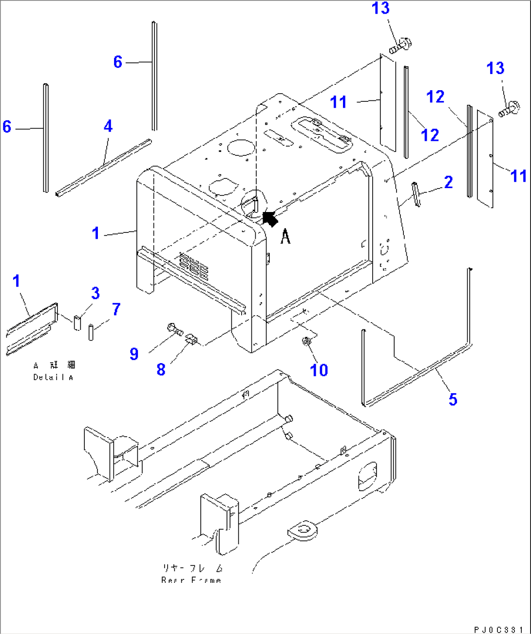 HOOD (ENGINE HOOD) (LIVESTOCK RAISING SPEC.)