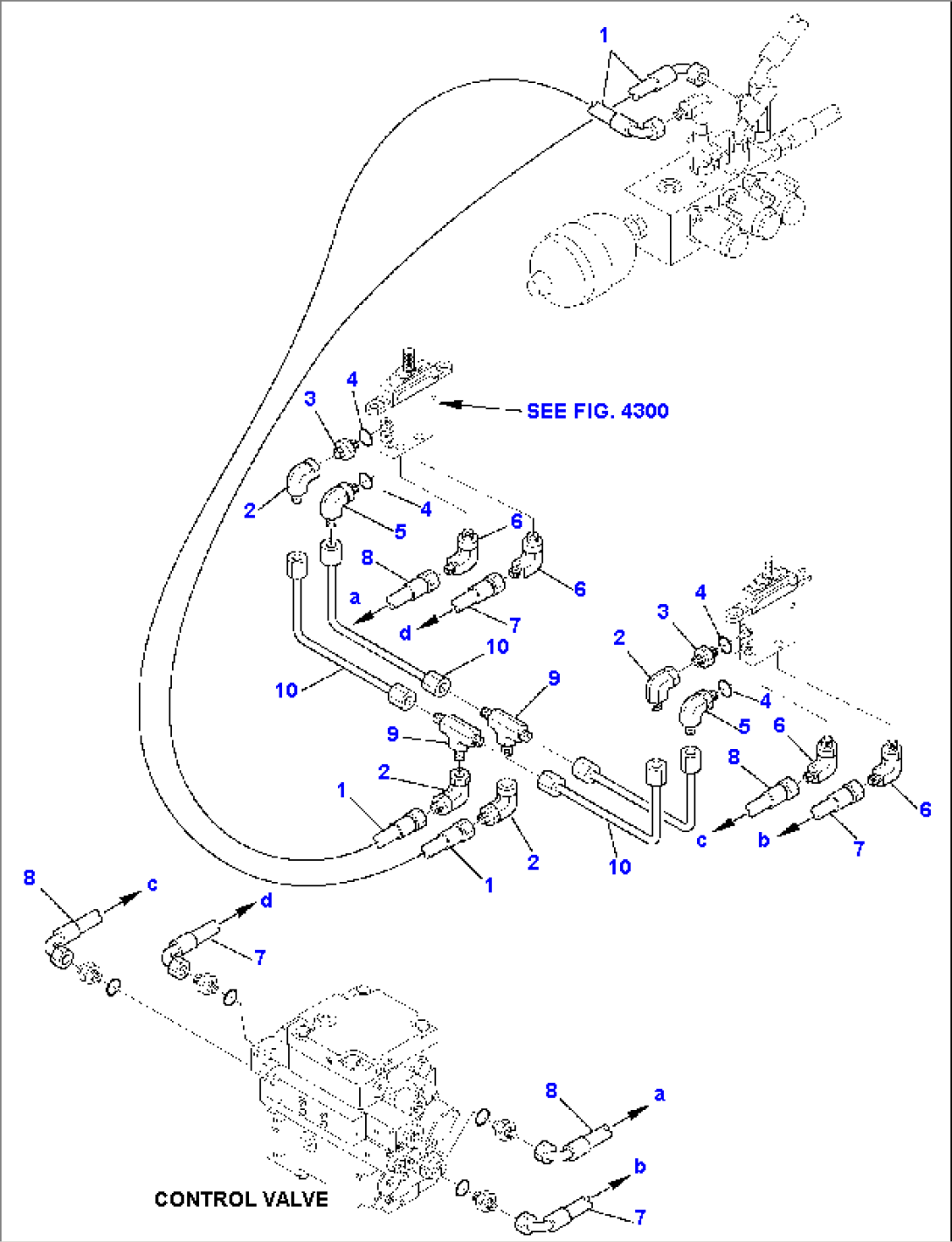 HYDRAULIC PIPING (ATTACHMENT LINE)