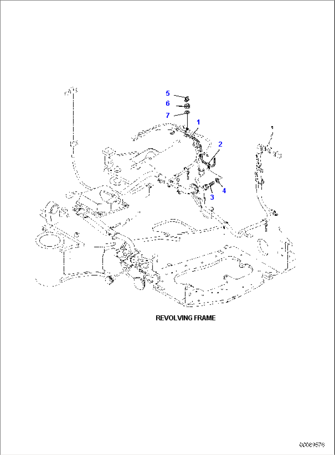 ENGINE, WITH AIR CONDITIONER, WIRING HARNESS