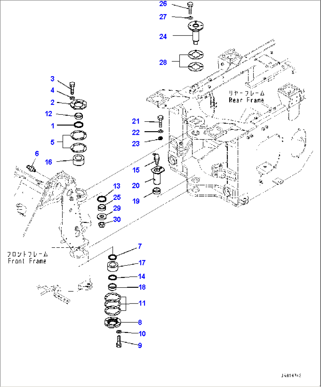 Hinge Pin, (#77662-)