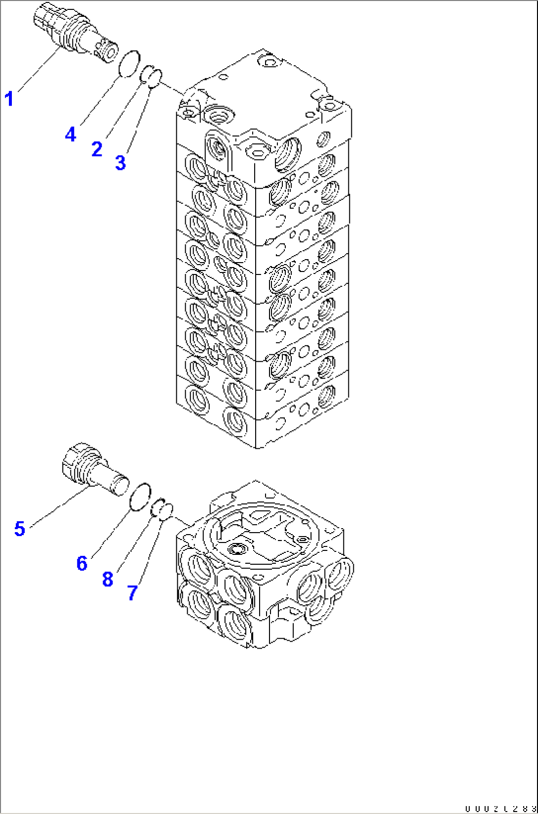 MAIN VALVE (9-VALVE) (12/16)