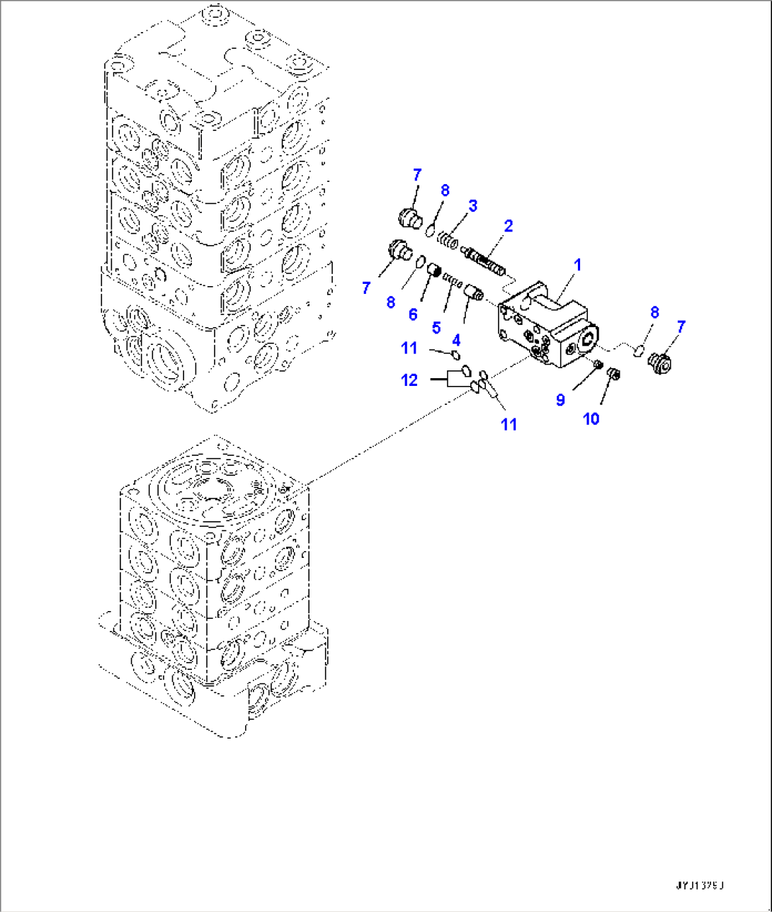 Control Valve, Inner Parts (17/20) (#15001-)