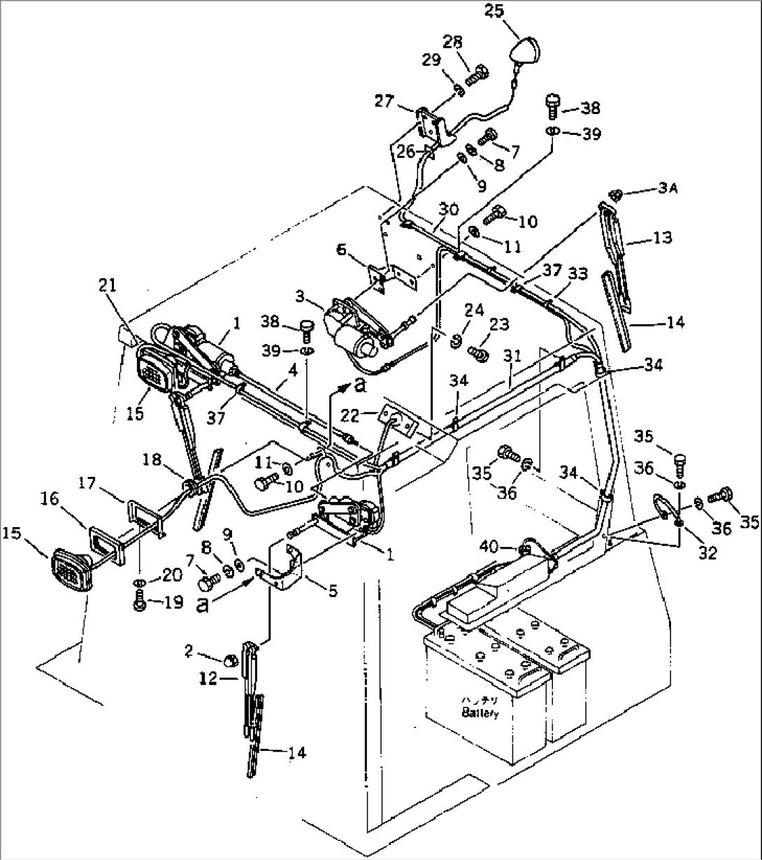 ELECTRICAL SYSTEM (FOR ROPS CAB)