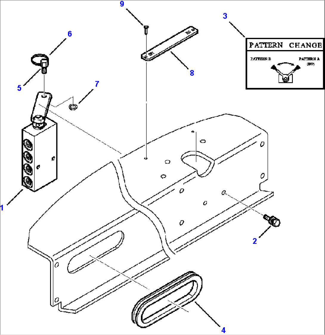 FIG. K4800-P1A0 PPC SYSTEM - PATTERN VALVE MOUNTING