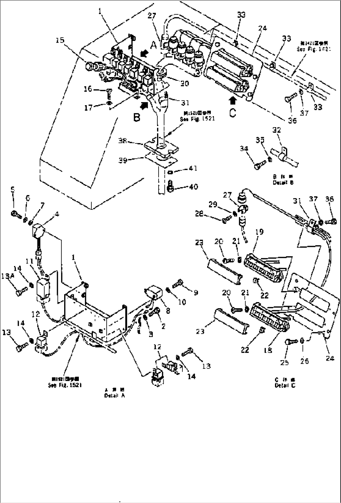 ELECTRICAL SYSTEM (CONSOLE BOX¤ R.H.) (NORTH AMERICA SPEC.)(#10461-19999)