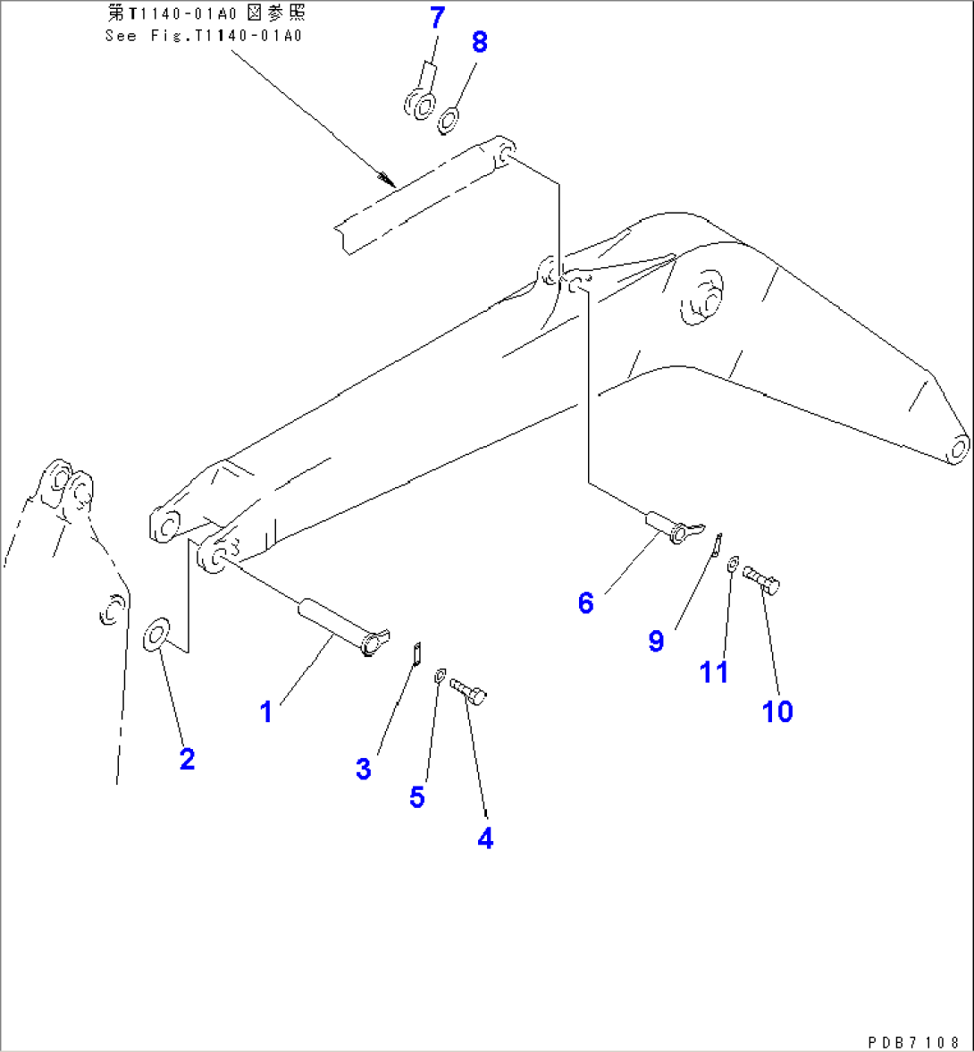 MONO-BOOM (4.5M) (TOP PIN AND BOTTOM PIN)
