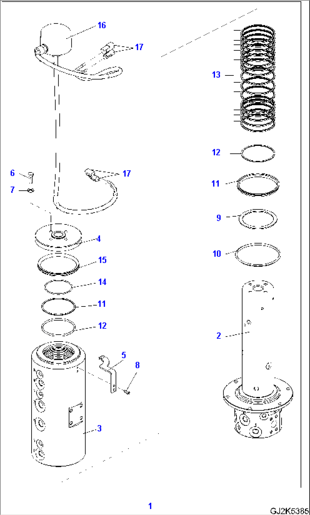 SWIVEL JOINT (1/2) (INNER PARTS)