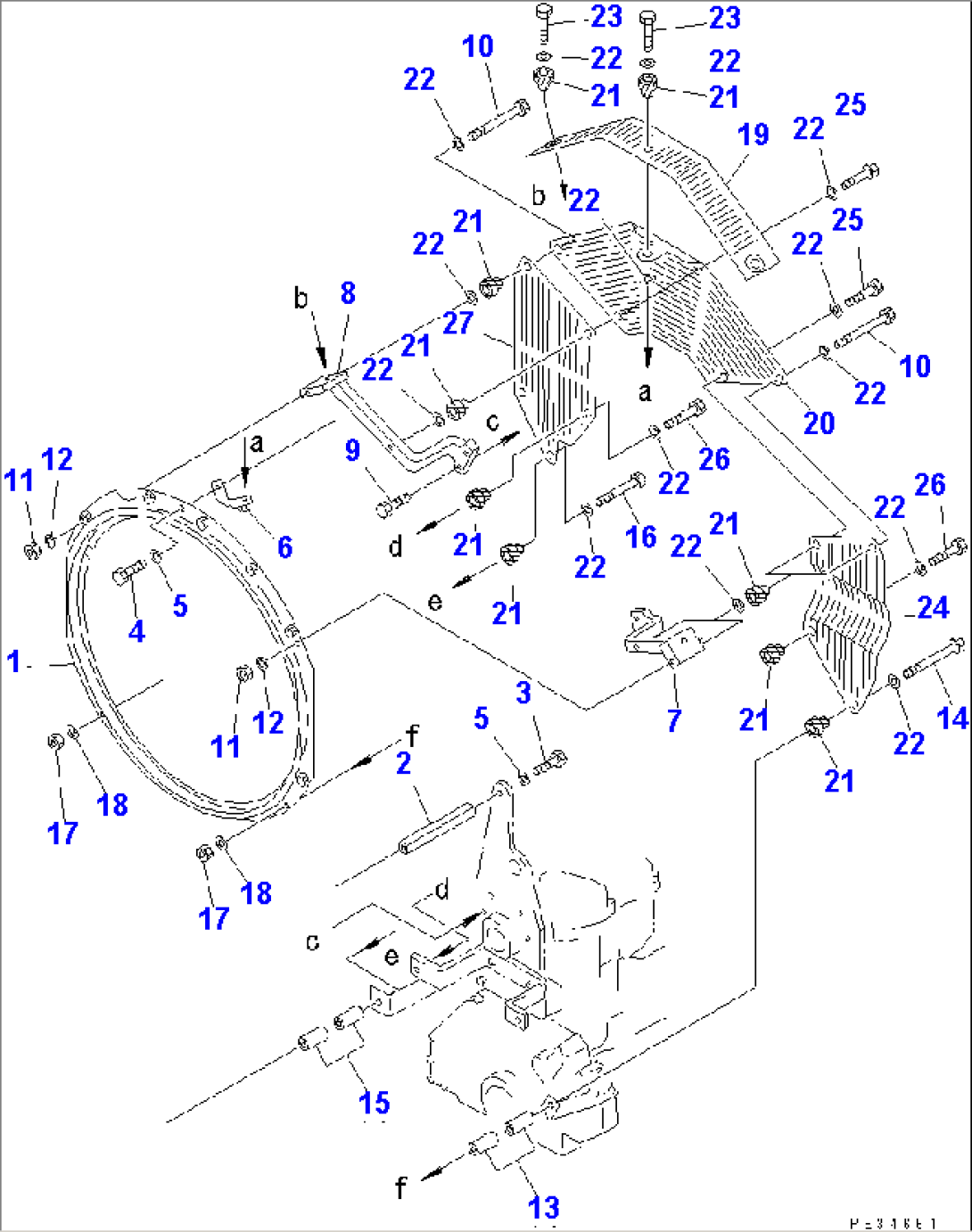 FAN GUARD (2/2) (NOISE SUPPRESSION SPEC.)(#62307-)