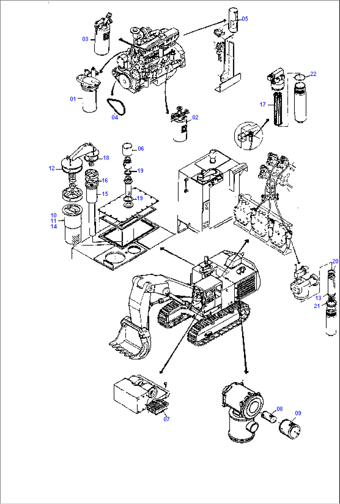 Machine - Maintenance Parts CAT-Engine