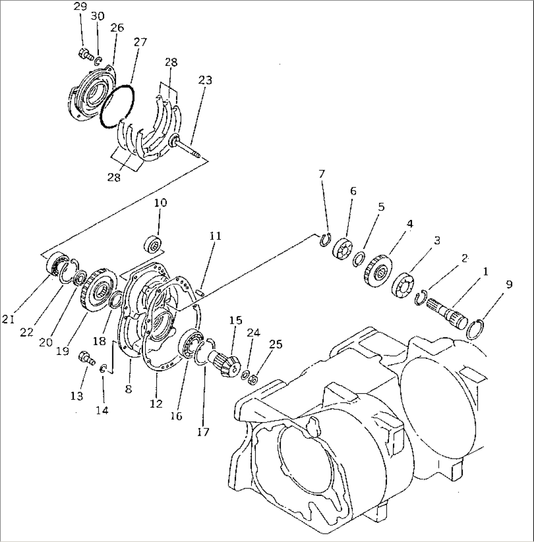 TOWING WINCH (PTO SHAFT AND PINION GEAR)