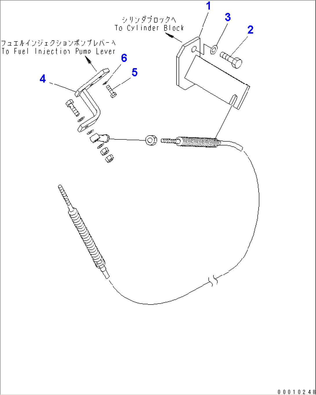 ENGINE ACCESSORY (ACCELERATOR CONTROL) (VARIABLE HORSEPOWER TYPE)(#51001-)