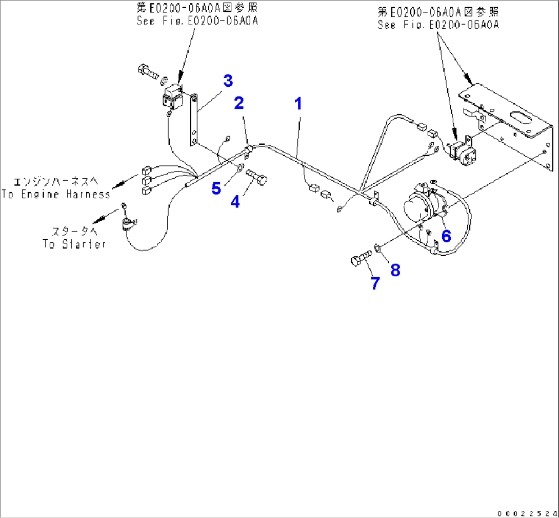 WIRING HARNESS (REAR LINE)(#12001-)