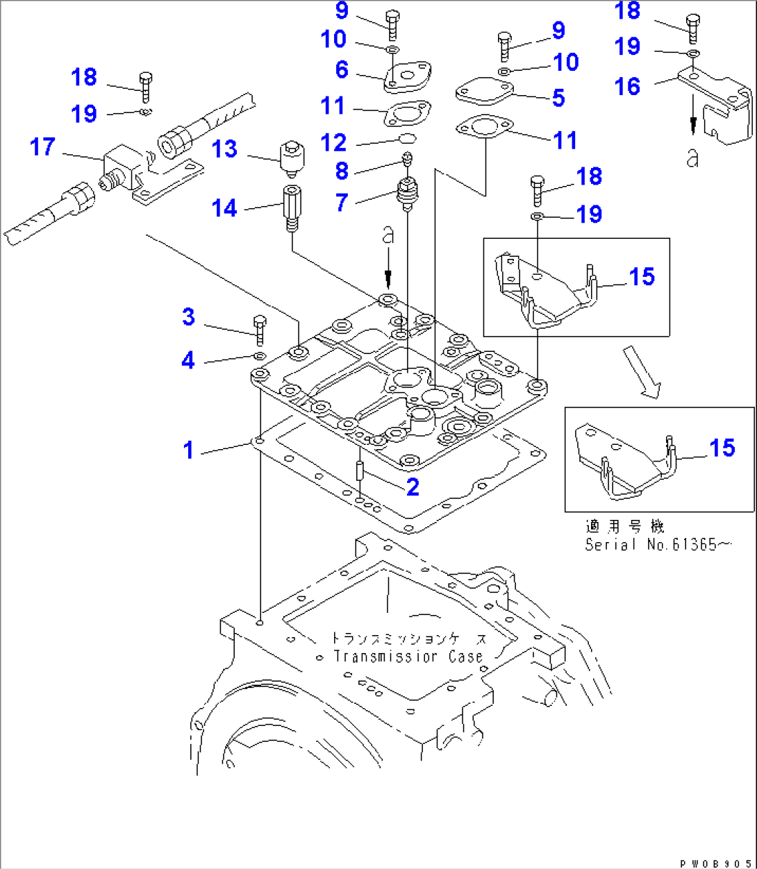 TRANSMISSION (COVER) (2/2) (D65X)(#60884-65000)
