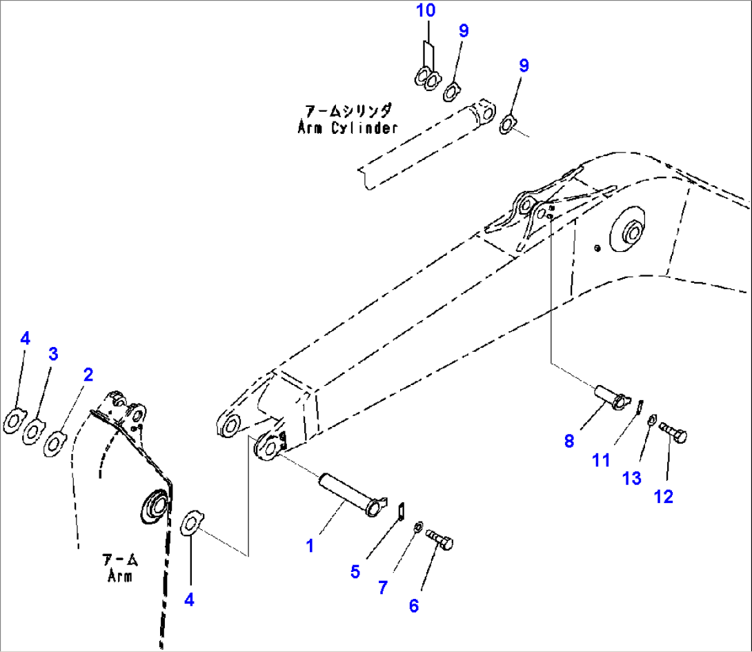 Boom, Strengthened, For Machine With 1-additional Actuator (2/6)