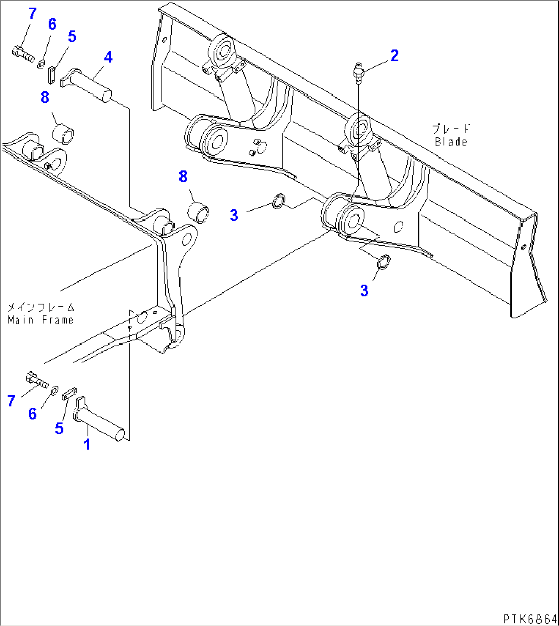 REAR DOZER (MOUNT PIN)