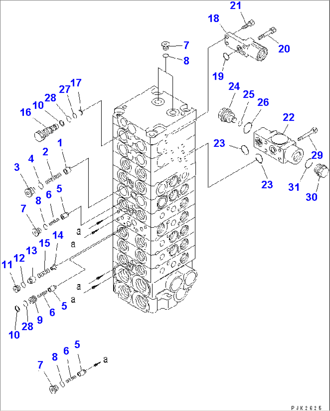 MAIN VALVE (10-VALVE) (10/19)