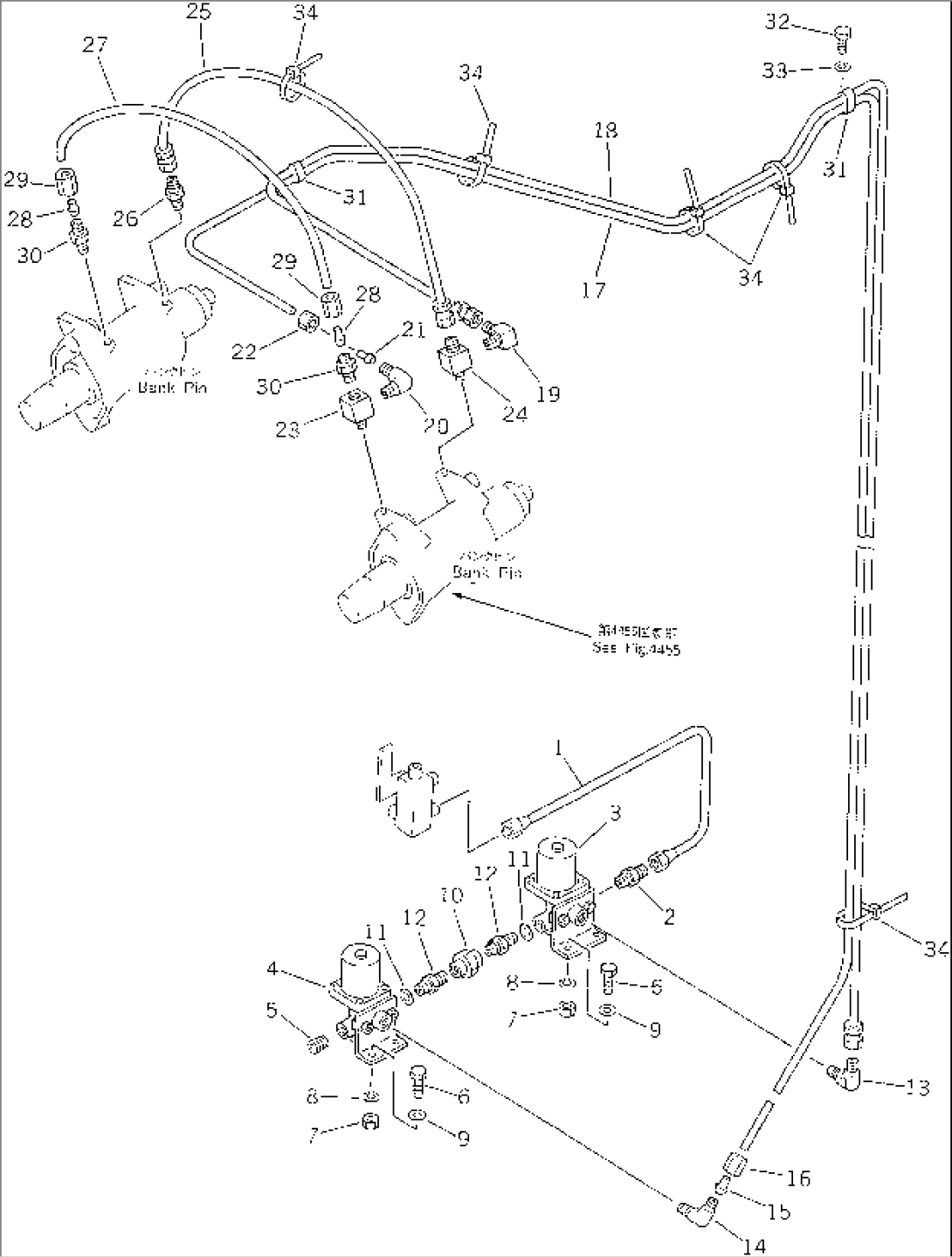 BANK CUTTING CONTROL PIPING