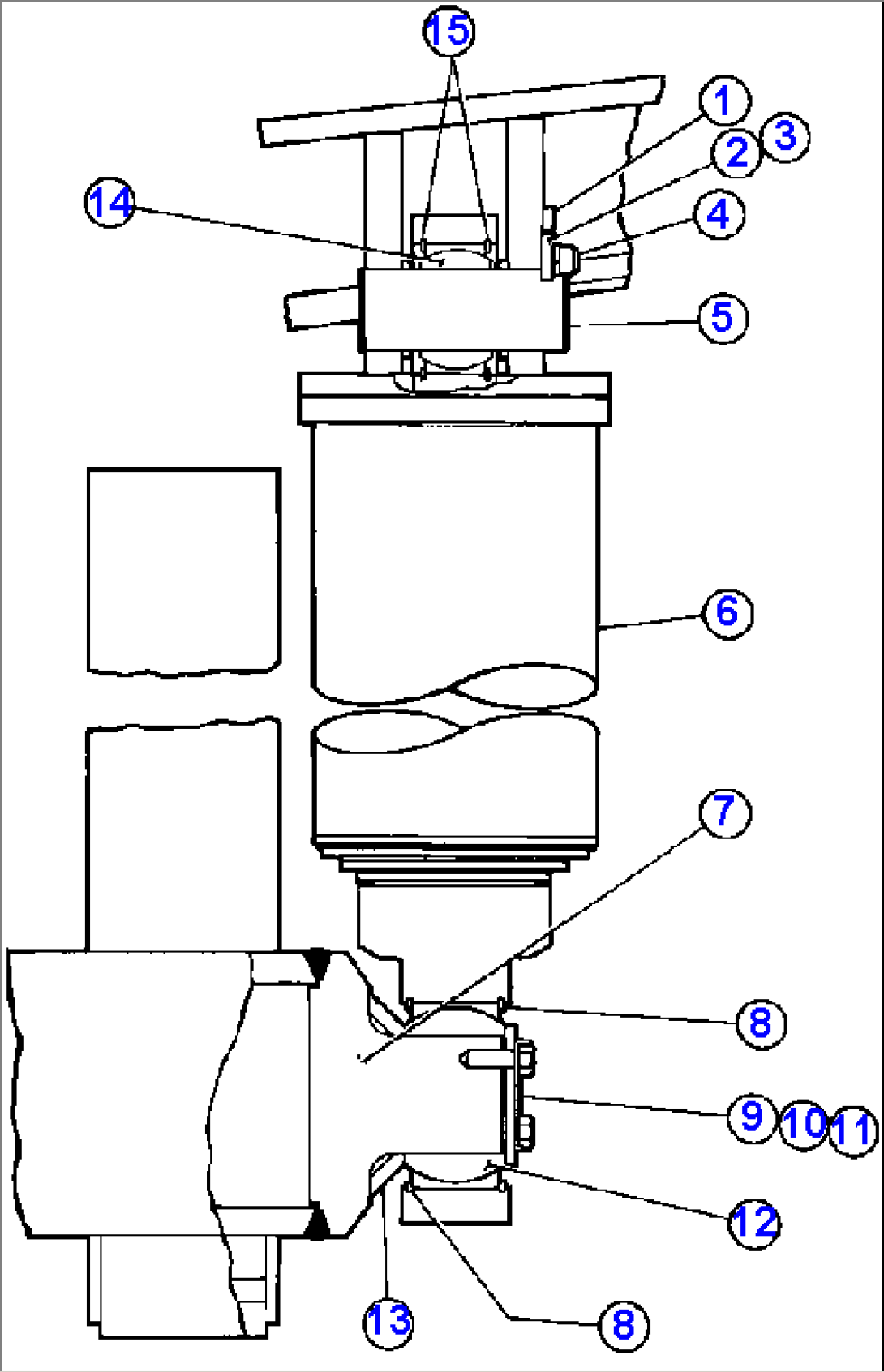 HOIST CYLINDER & MOUNTING