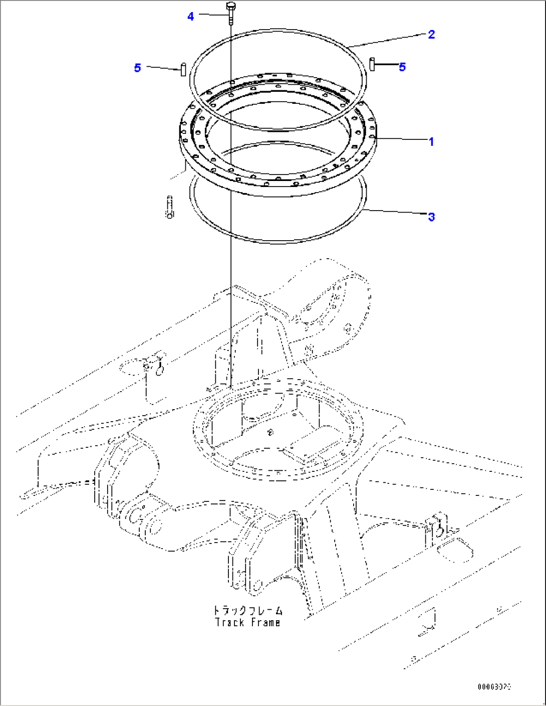 Track Frame, Swing Circle (#20509-)