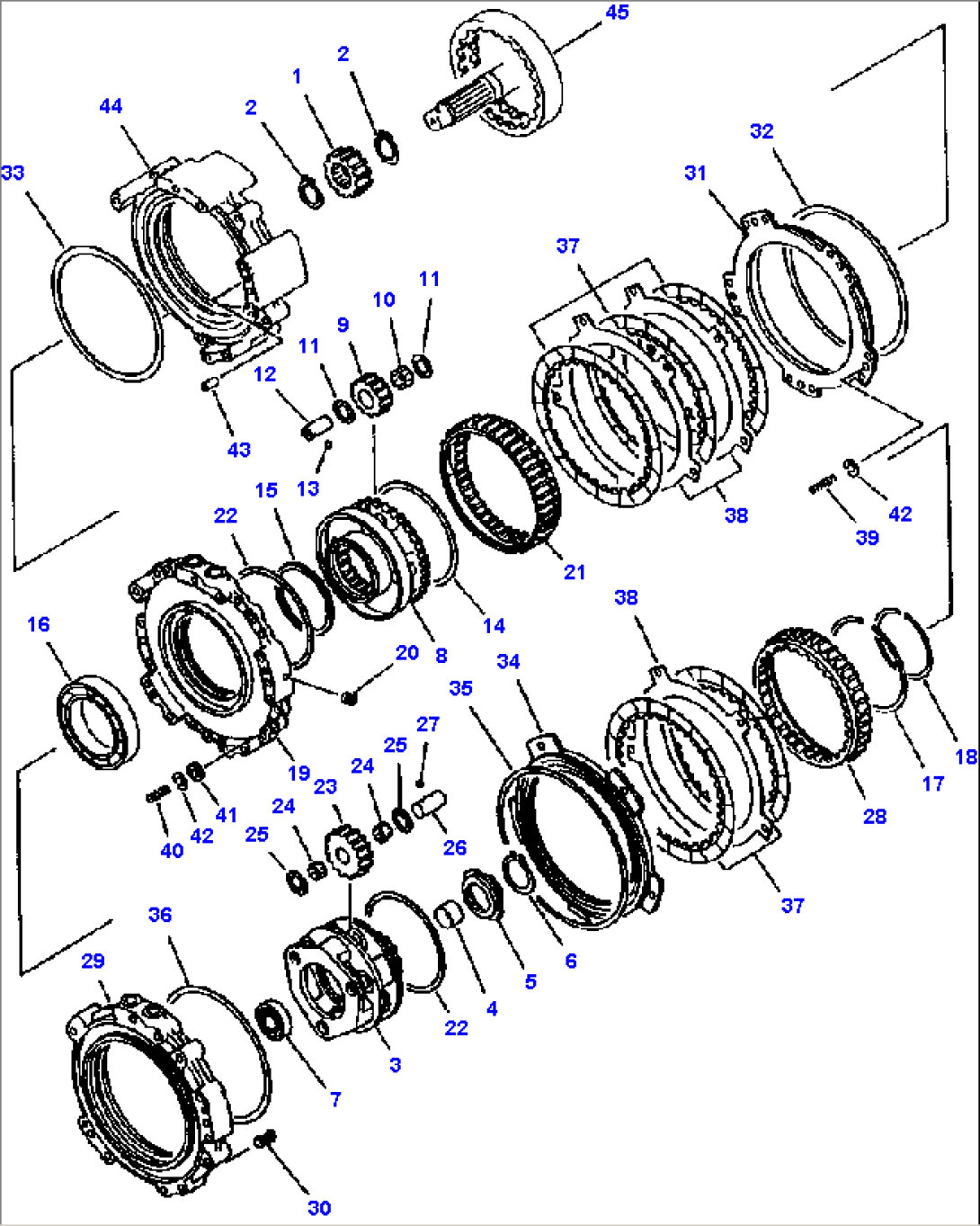 FIG NO. 2512 TRANSMISSION FORWARD AND FOURTH GEAR CLUTCH