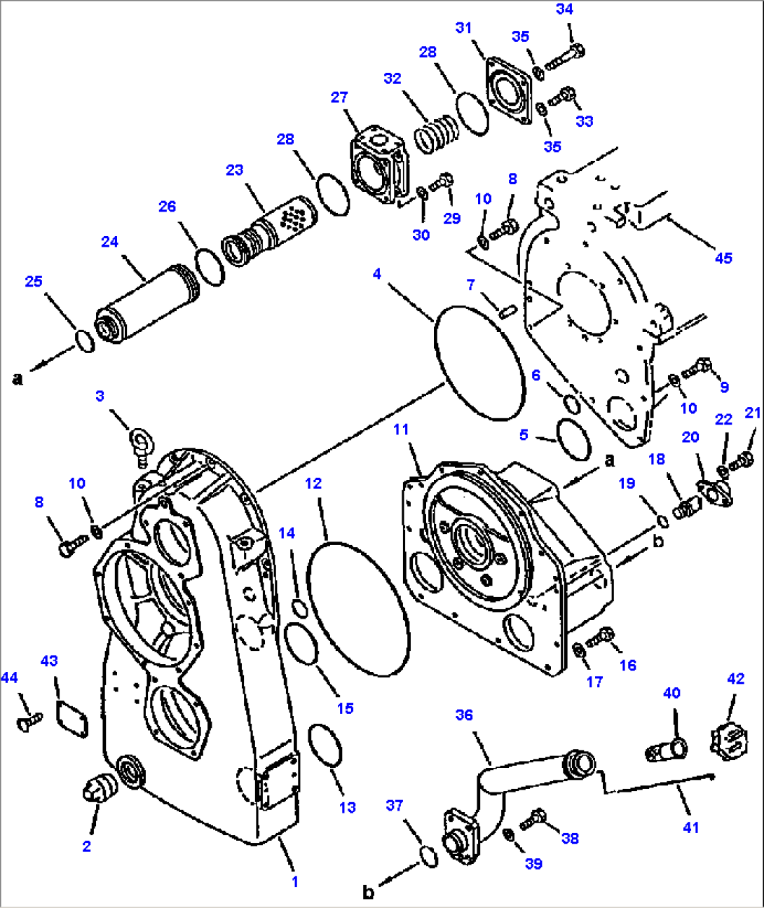 FIG NO. 2505 TRANSMISSION TRANSFER CASE