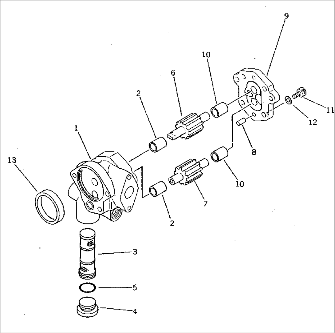 HYDRAULIC PUMP (15/16) (GEAR PUMP)