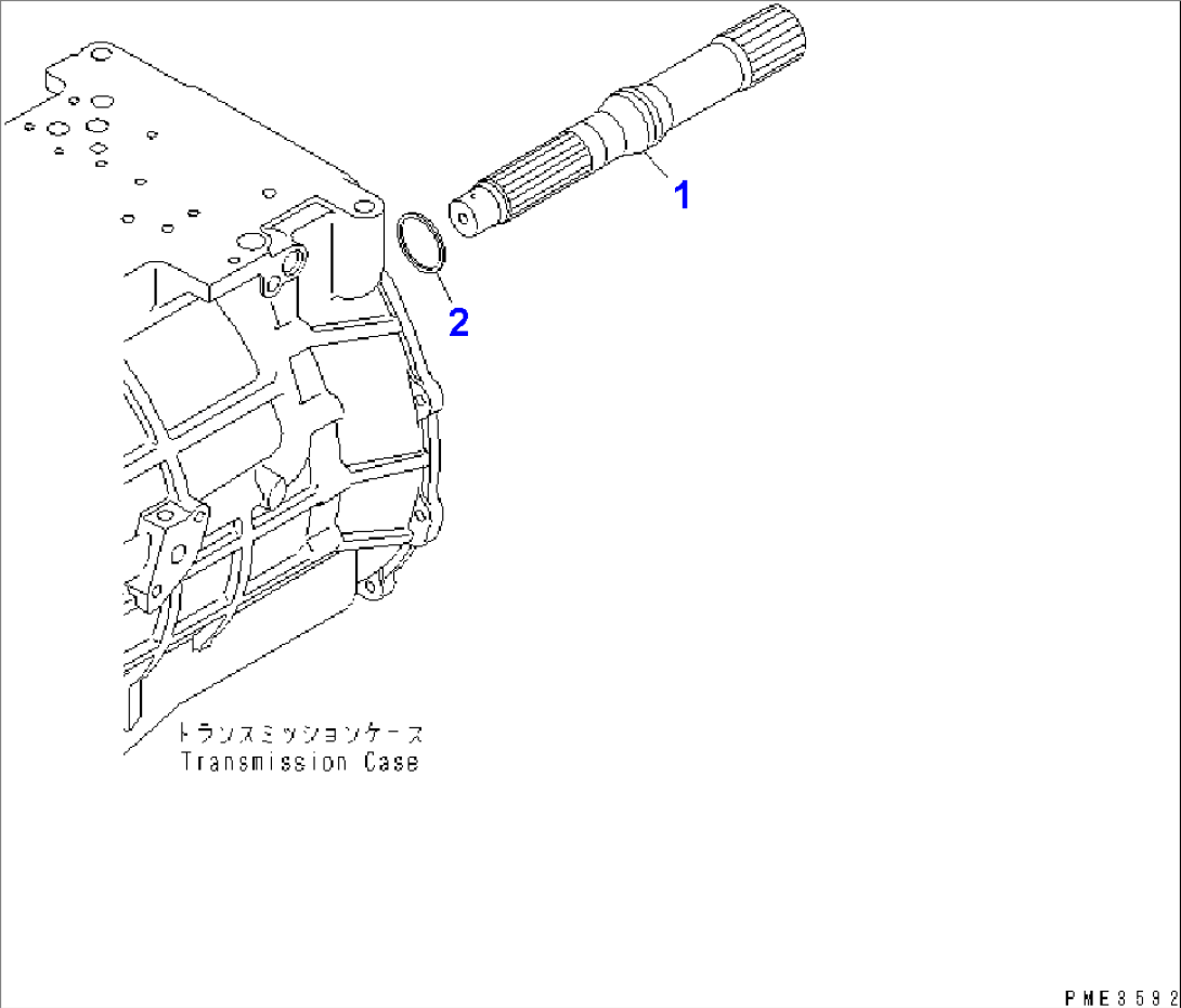 TRANSMISSION (TRANSMISSION INPUT SHAFT)
