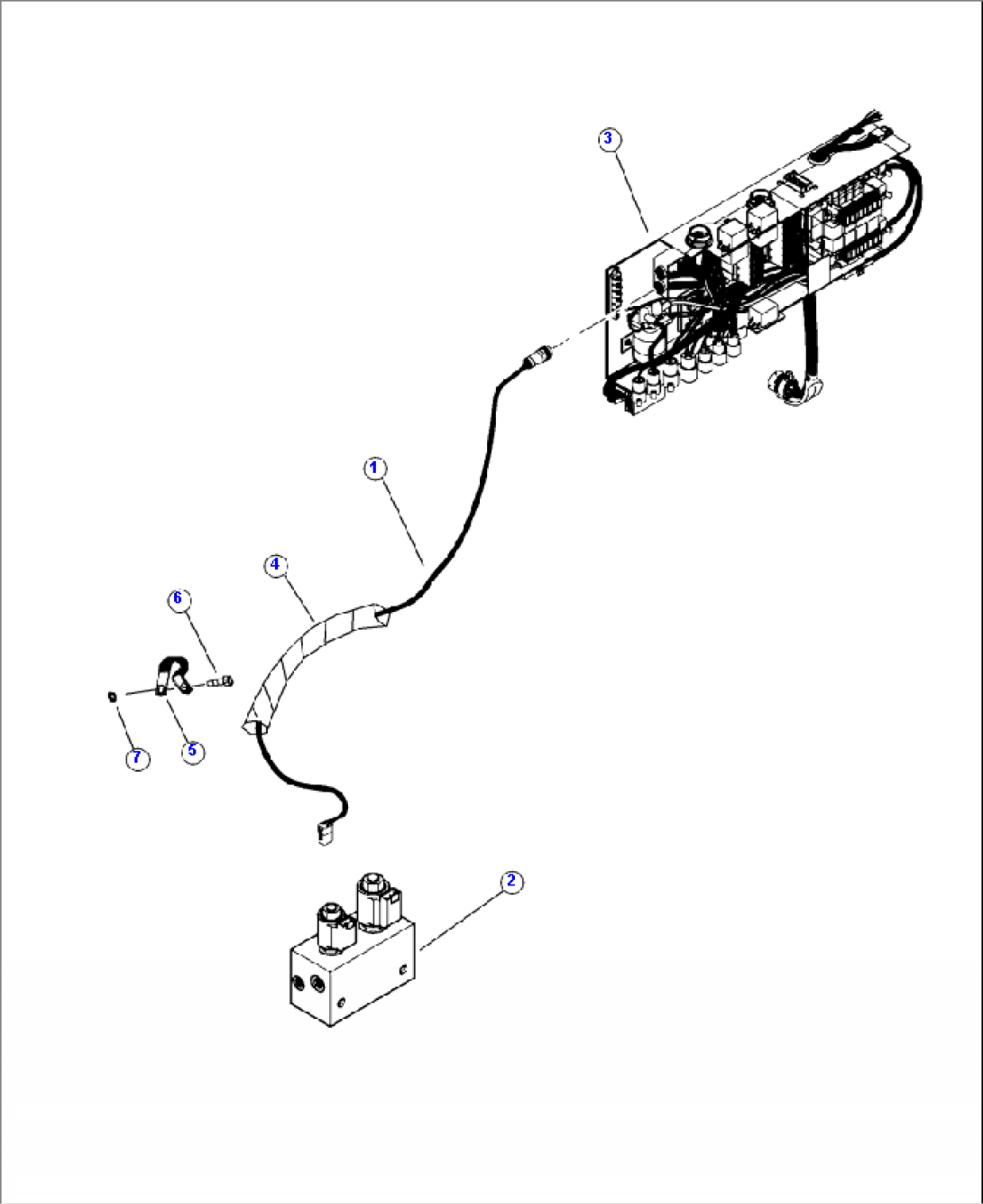 E1300-01A0 LOWER CAB SHIFT HARNESS