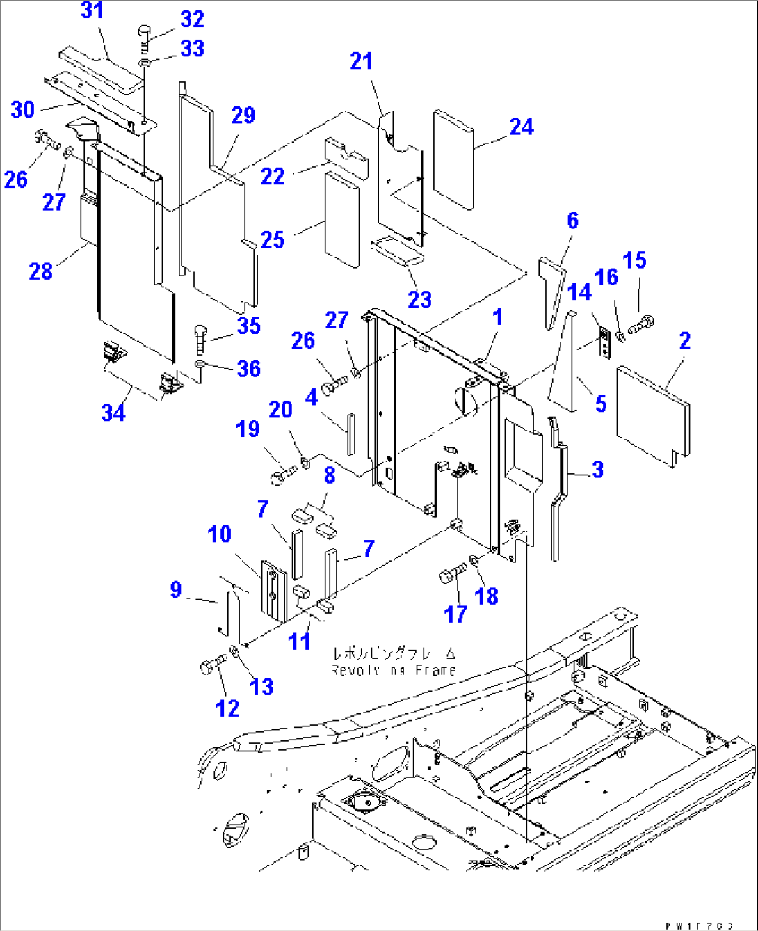 PARTITION (MACHINE CAB) (1/2)(#10001-11000)