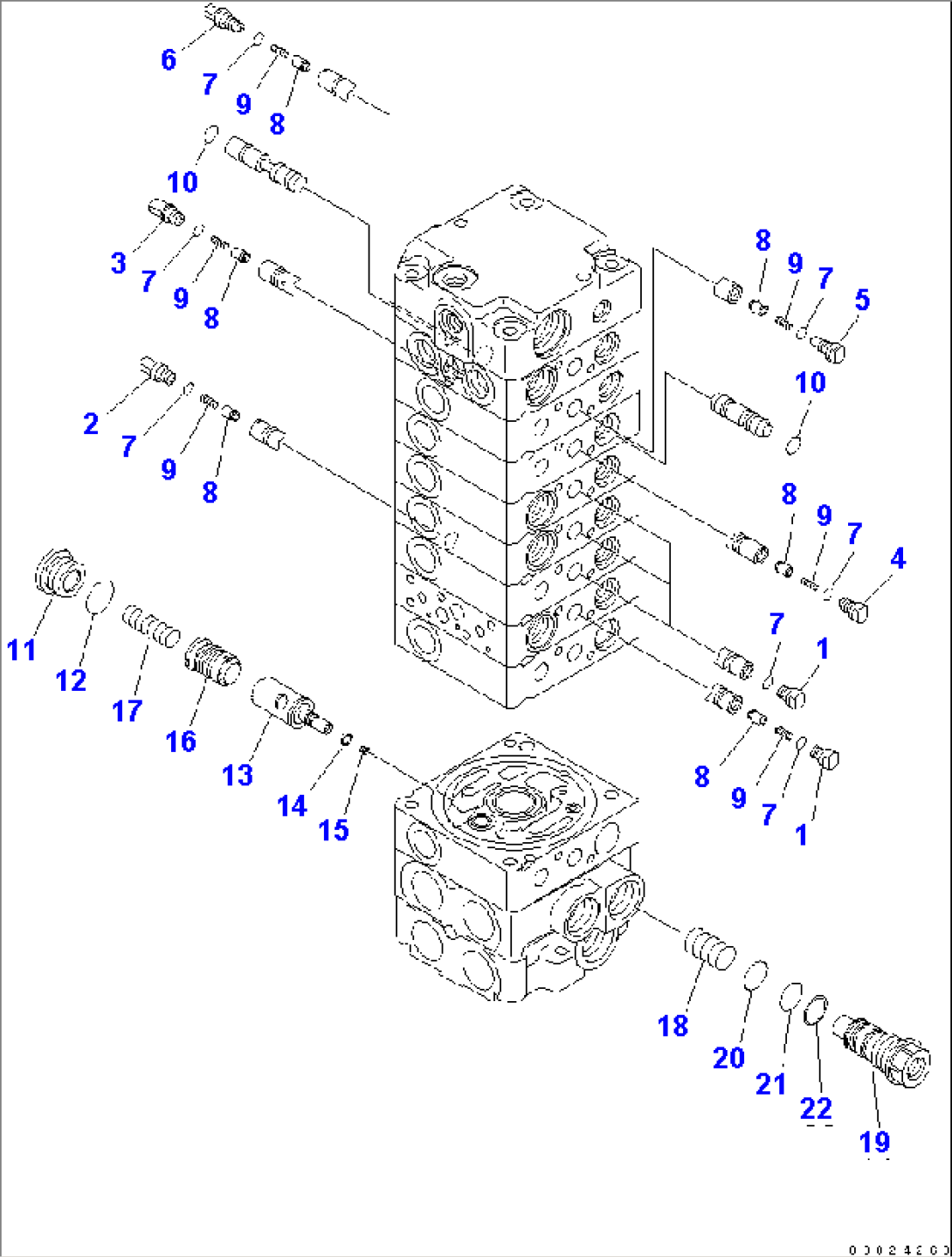 MAIN VALVE (9-VALVE) (8/16)