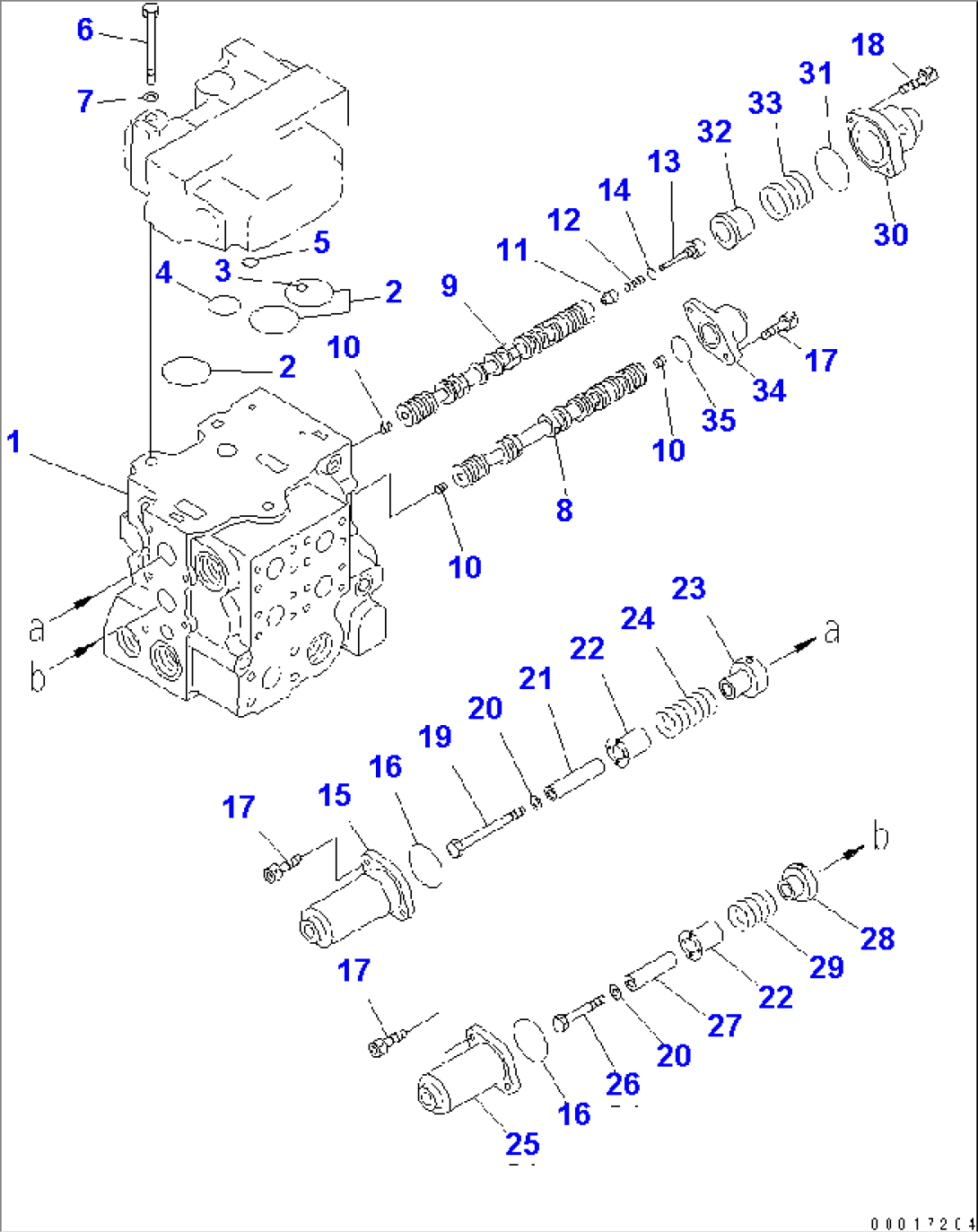 CONTROL VALVE (3-SPOOL) (1/6)