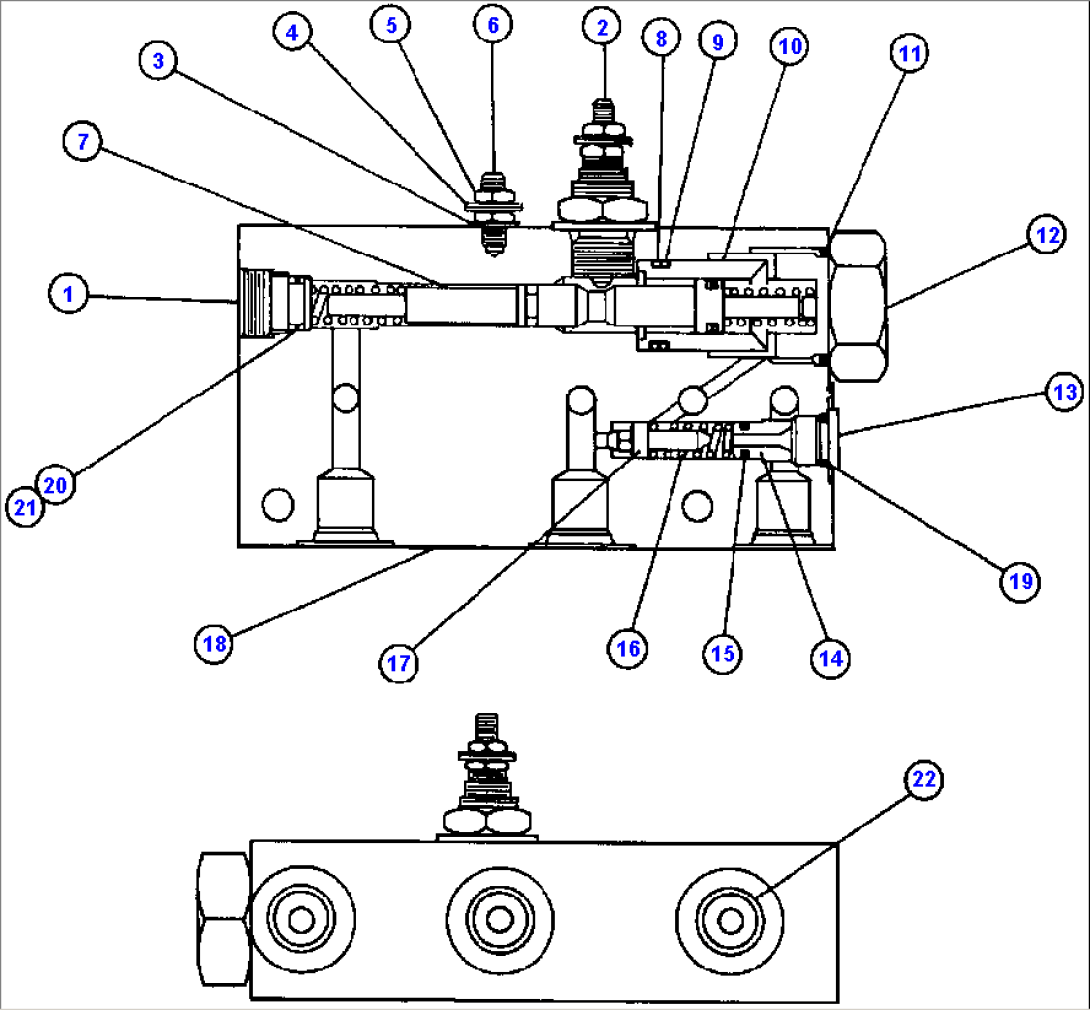 DIFFERENTIAL MANIFOLD VALVE ASSM (PB5567)