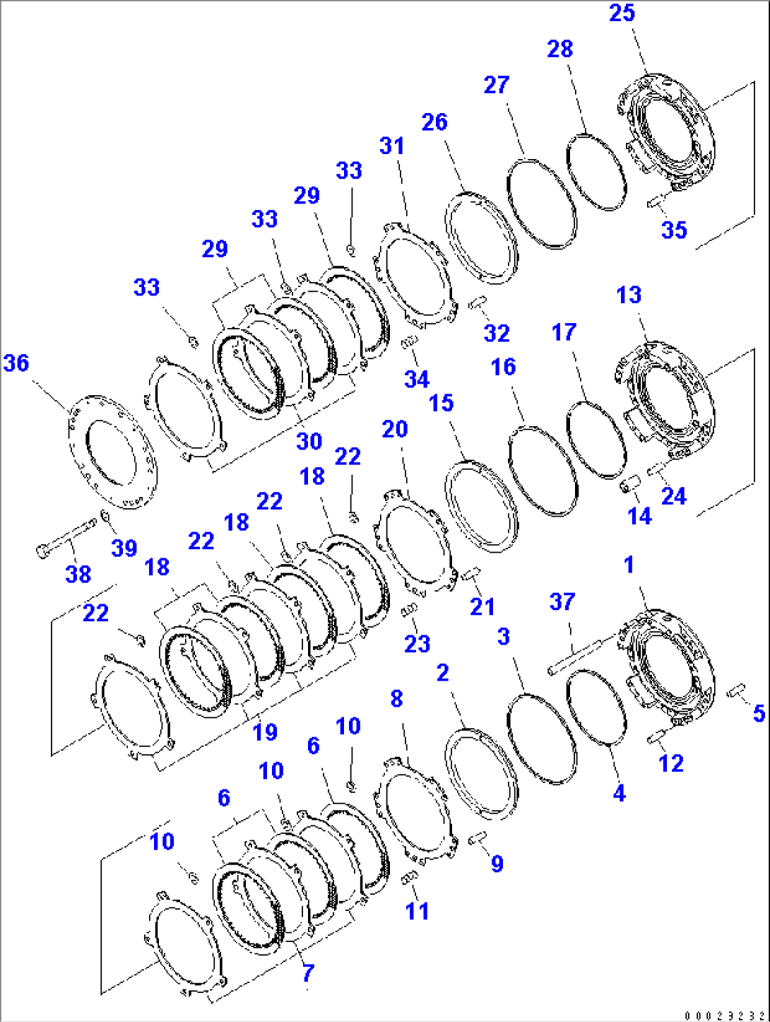 TRANSMISSION (1/8) (1ST¤ REVERSE AND 2ND HOUSING)