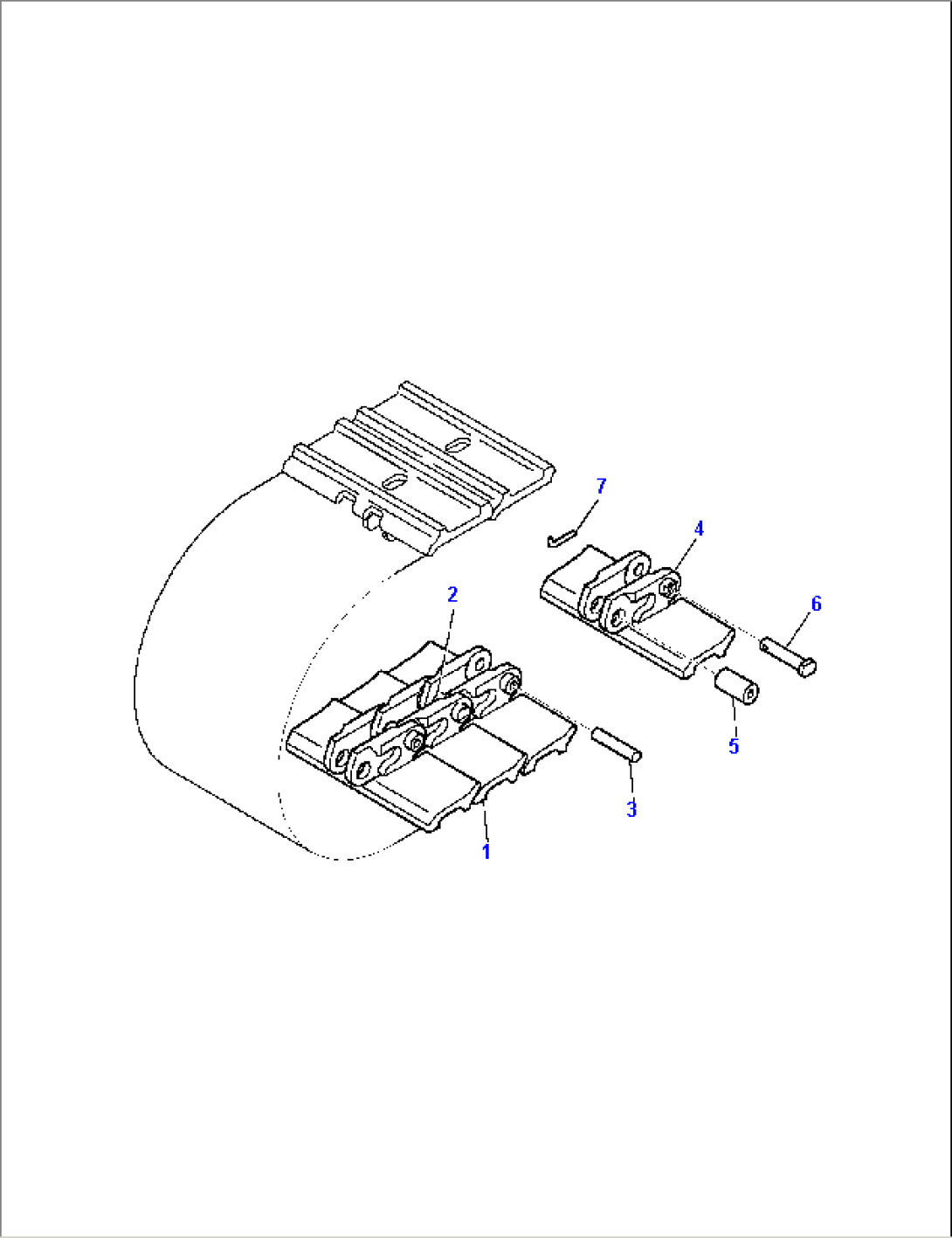 TRACK SHOE (FOR STEEL SHOE)